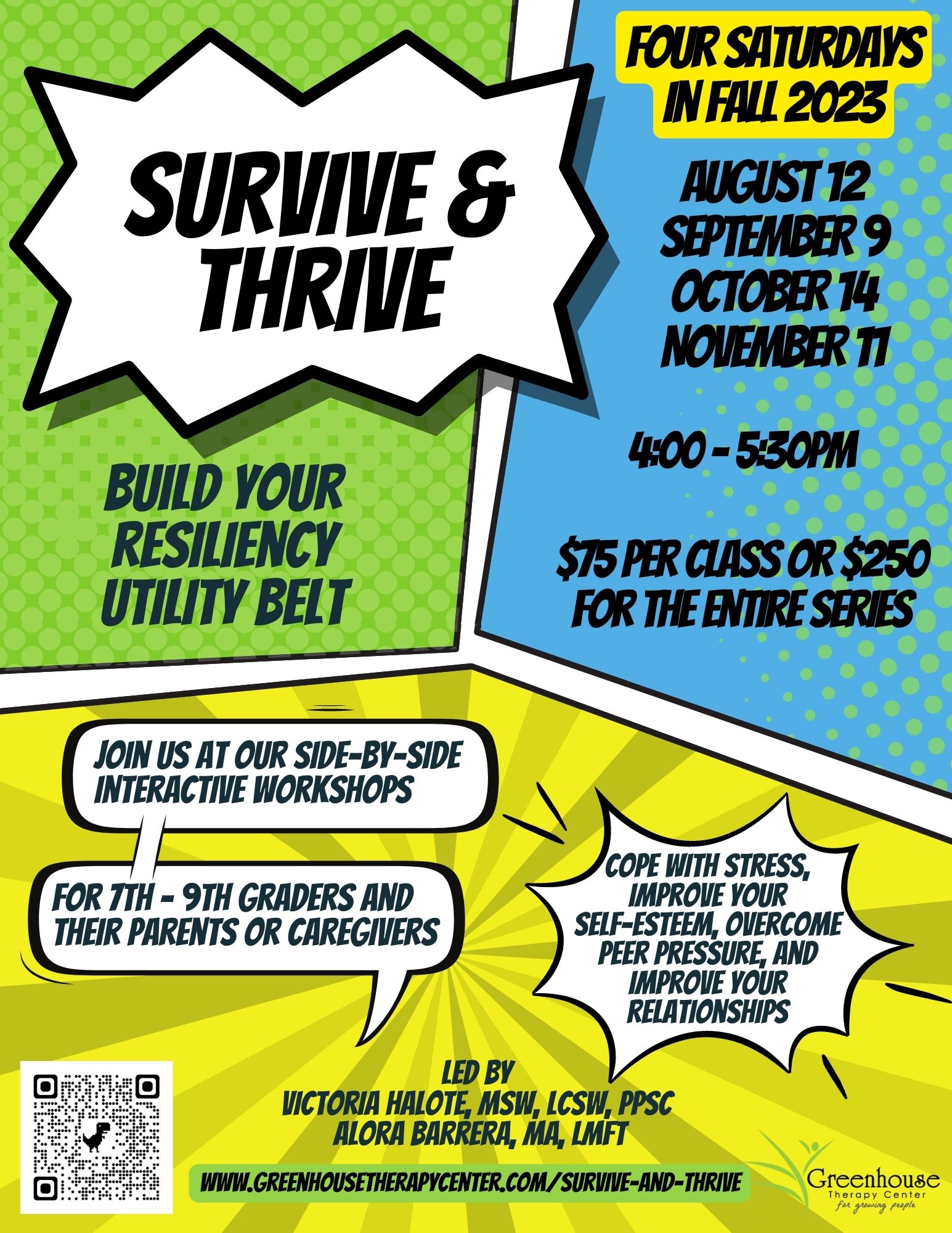 survive and thrive flyer